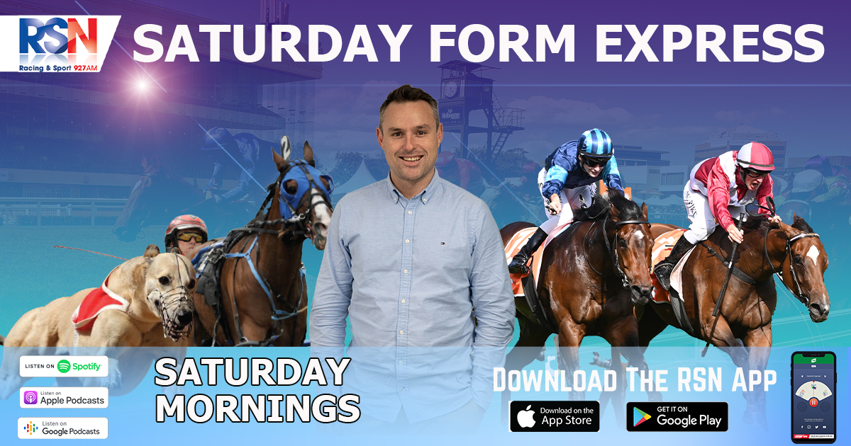 RSN927's tweet photo. 🚂 SATURDAY FORM EXPRESS 🏇
@Kev__Casey @rosehillgardens, Bart Sinclair @EagleFarmRacing, @NadiaHorne @SAJockeyClub, @harrywhitetips at #TraralgonRaces, @ghall27 @Tabcorp_Park #MeltonHarness & @GFarrugia18 #Cranbournedogs
🎧 https://t.co/IQHcOOKgh2 https://t.co/LZdukkfKeV