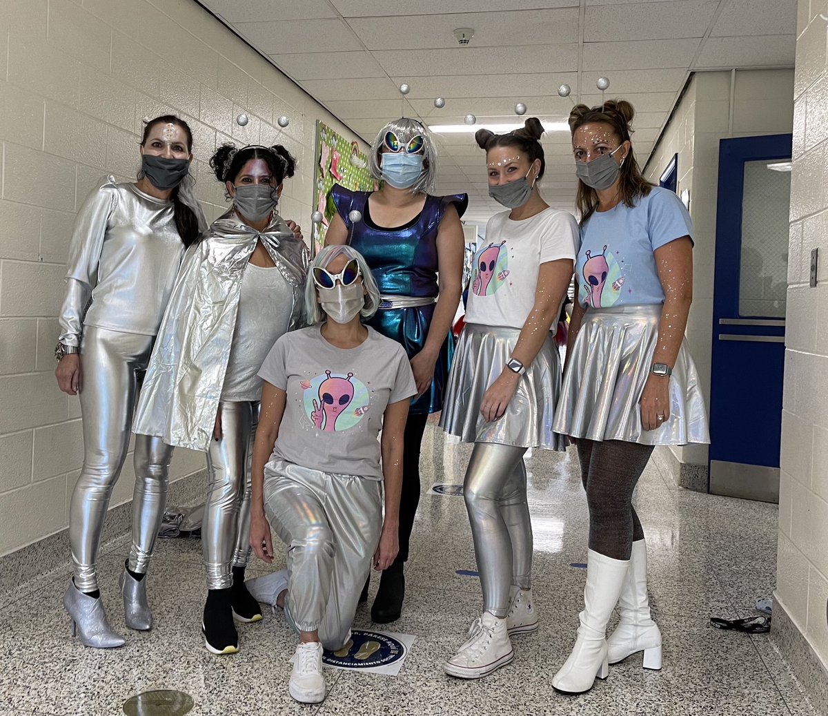 Love my first grade team! They are truly out of this world 👽🛸 #meadowhillgems