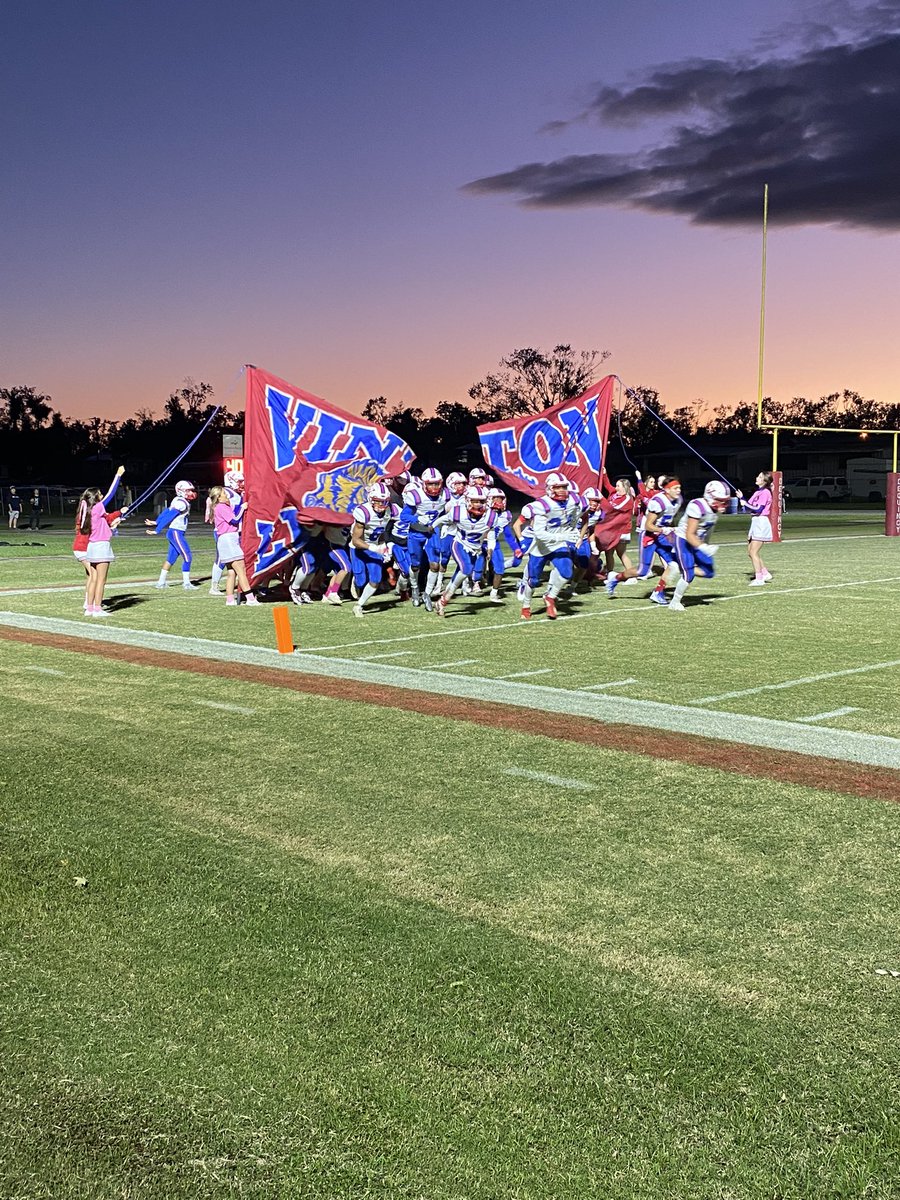 Game time!!!
Vinton @ DeQuincy
Let’s go Lions! 🦁