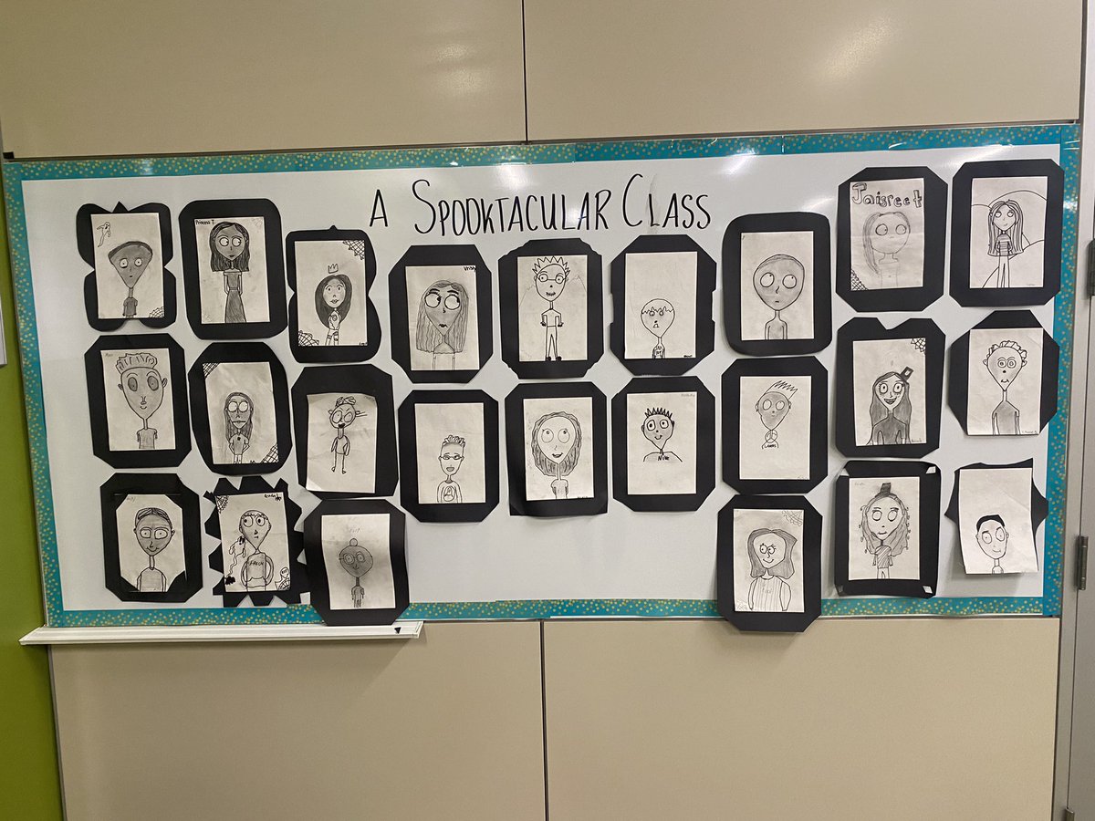 Spooky Tim Burton style selfies were a hit today! #Spooktober #HappyHalloween