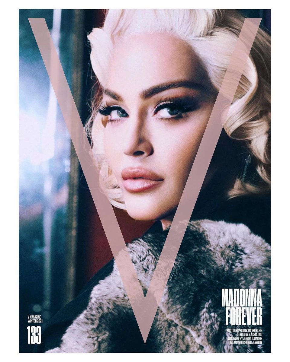 art8amby's tweet photo. #Madonna is photographed by #StevenKlein for the third and fourth #Winter2021 covers of #VMagazine, styled by #BAkerlund. Hair and makeup by #AndyLeCompte and #KaliKennedy, manicurist #NaomiYasuda #art8amby #art8ambygram #art8ambynews #art8ambycover https://t.co/3ooYTdLYYt