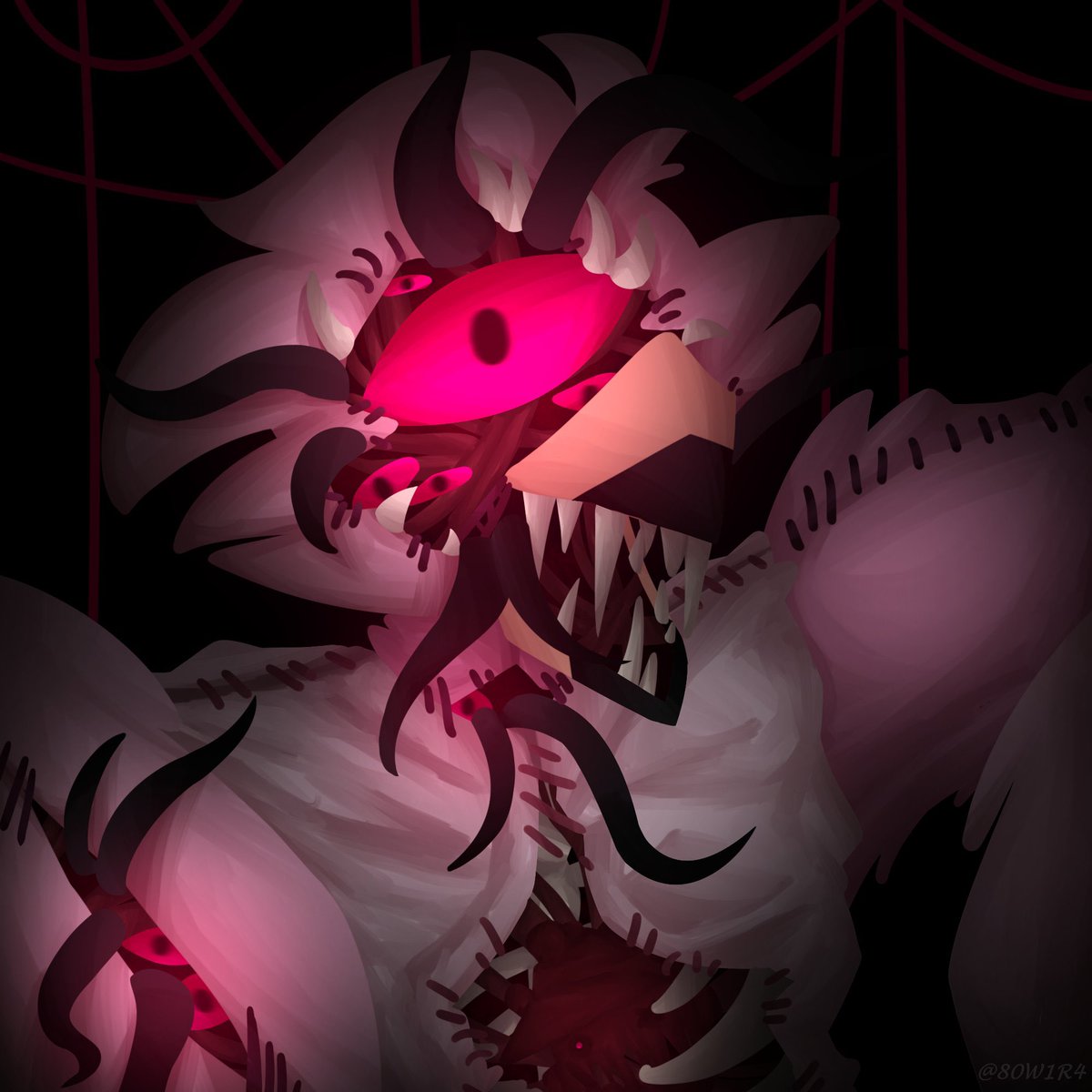 AlbertsStuff's tweet photo. Halloween Day 25 by @80W1R4 !

Funny little pink bird https://t.co/NXsWQeHiwg