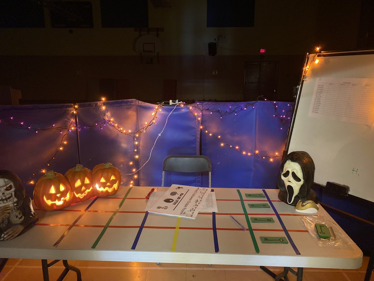 All Hallows Elementary celebrated Halloween by “ESCAPING AHE” classes worked together as a team to solve 4 brain activities and competed 4 physical activities to unlock 4 rooms to get out of AHE Escape Room!!! @AllHallowsE <a href="/NLESDCA/">NLESD</a> <a href="/PHECanada/">PHE Canada | EPS Canada</a>