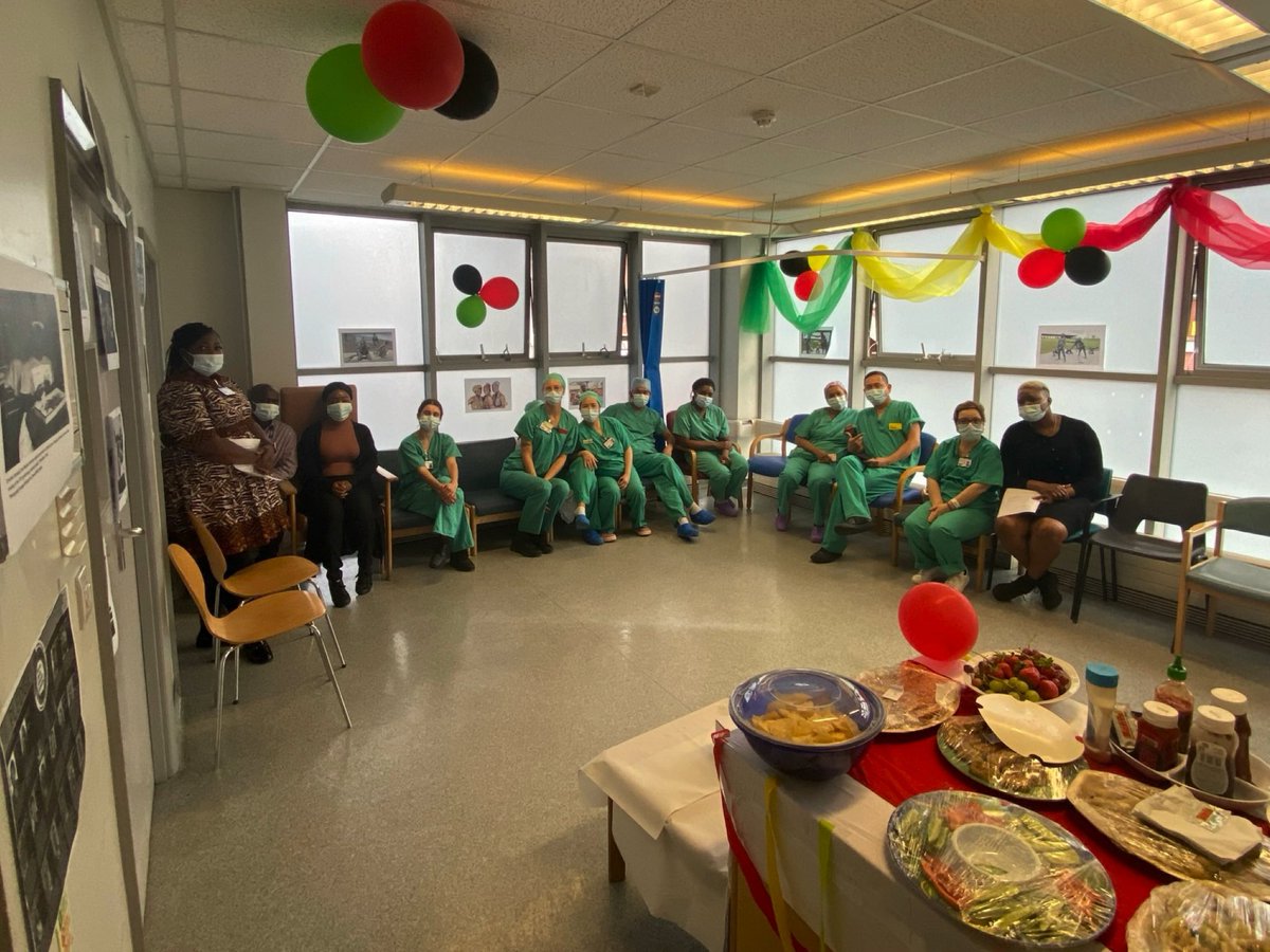 SNCT@StGeorge’s (@snctstgeorges1) on Twitter photo Our DSU staff took some time to learn about black history this week, as part of #BlackHistoryMonthUK. <a href="/adwoaoforiwa/">Adwoa Oforiwa</a> and Collette shared their personal experiences with the teams and of course, as it’s DSU, there was delicious food involved! Our DSU staff took some time to learn about black history this week, as part of #BlackHistoryMonthUK. <a href="/adwoaoforiwa/">Adwoa Oforiwa</a> and Collette shared their personal experiences with the teams and of course, as it’s DSU, there was delicious food involved!