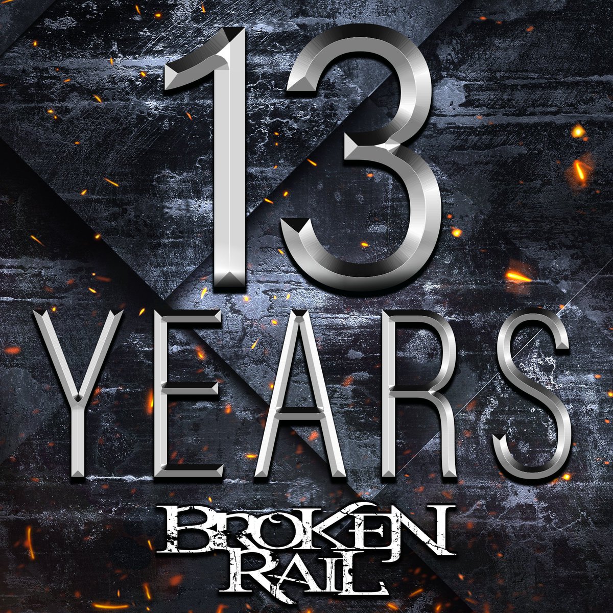 BROKENRAIL brings in their 13th anniversary this October 2021 right before Halloween! For thirteen years the band has had the opportunity to meet so many amazing people from around the world. We thank you from the bottom of our hearts for your unrelenting support! #metalfamily