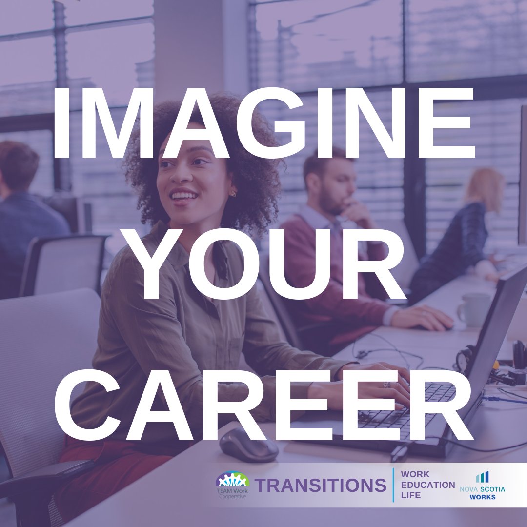 Imagine your possibilities. Imagine your potential! 🤔😀😍 Transitions can be difficult but they are also full of possibilities. We give you the tools needed to make impactful career & life changes. Contact us today: 902-422-8900/reception@teamworkbridge.org