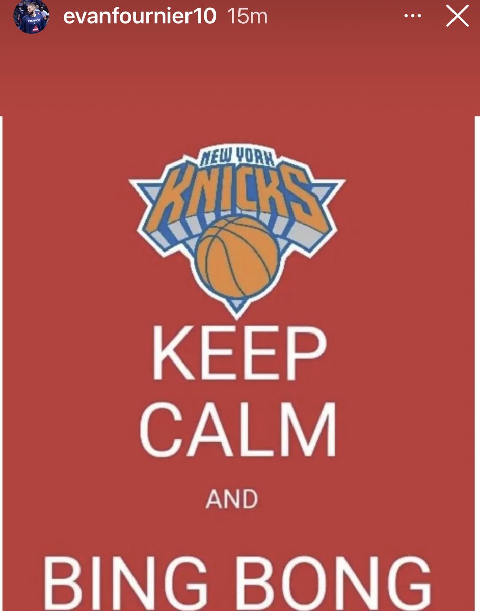 NBA_NewYork's tweet photo. “Keep Calm and Bing Bong”: Evan Fournier on IG https://t.co/EWOJMSWxai
