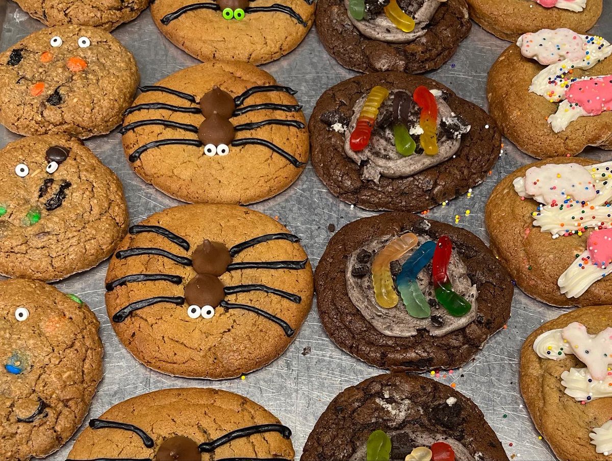 Kicking off Halloweekend with a ❗️NEW MENU DROP❗️Find more information on these specialty cookies on our Instagram&amp;Facebook pages. Happy Halloween Btown, stay safe 👻🎃