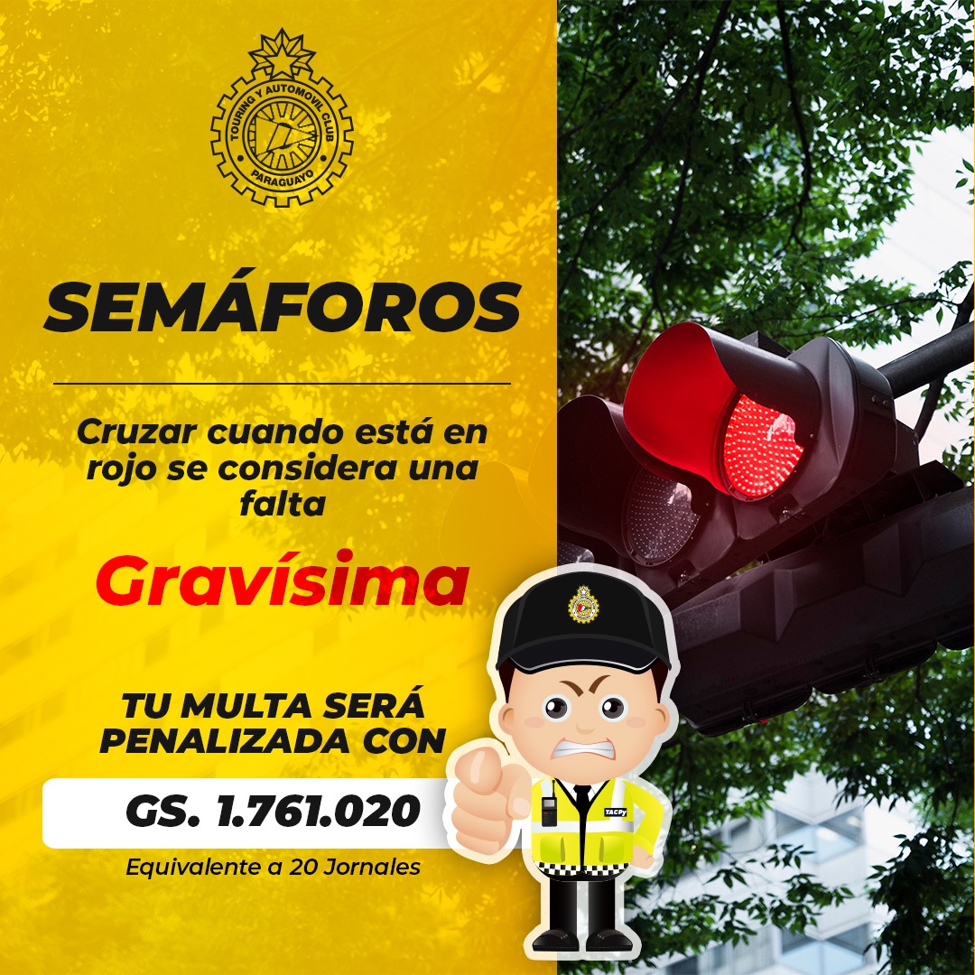 touringpy's tweet photo. Para evitar ocasionar accidentes, incluso con derivación fatal, se debe respetar el semáforo. Es muy importante conocer el significado de cada color y lo que conlleva cada falta.
#Falstasdetransito #accidentes #semaforos #Tacpy https://t.co/WE8Tpjrov4