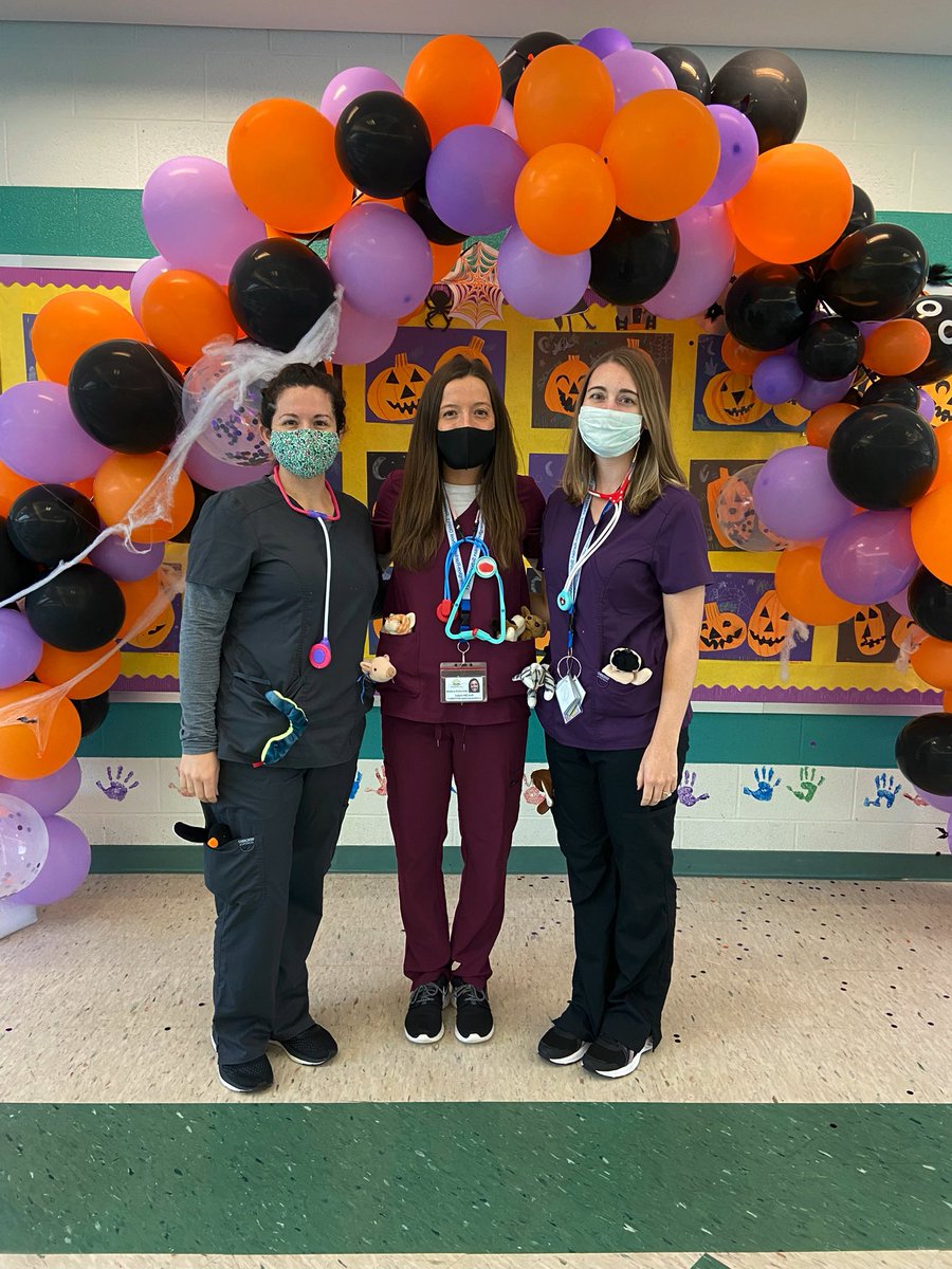MissMarisaSLP's tweet photo. Happy Halloween from your Pre-K SLPs!! Being vets was fun but we think we’ll stick with speech therapy 😜 @CopperHillES https://t.co/6Ungg6lSJQ