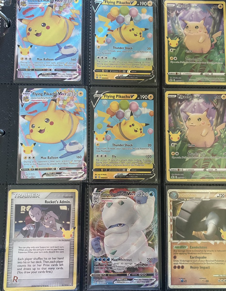okaychicken's tweet photo. got this from a pikachu collection box. Dupes and only 2 subset :(. #pokemon #pokemoncards https://t.co/Dy79h9Qqj6