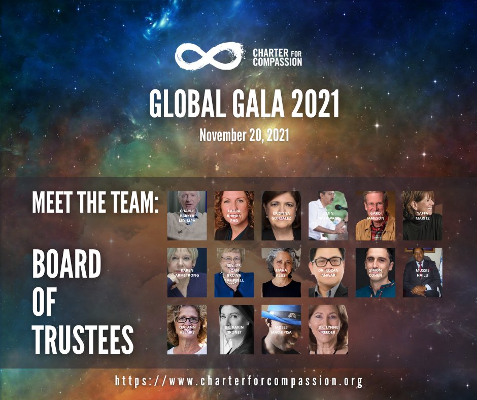 TheCharter's tweet photo. Meet part of the team behind this year's Global Gala, our Board of Trustees and support the Charter by getting your tickets here: https://t.co/Nin07ghooK
♾
#GlobalCompassionCouncil #charterforcompassion #thisiscompassion #fundraiser https://t.co/rxQy1q4Hc2