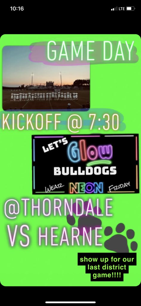 TDaleBarstool's tweet photo. Student section theme for tonight

GLOW OUT🟥🟪🟦🟧🟨🟩 https://t.co/xp5ACnSFmY
