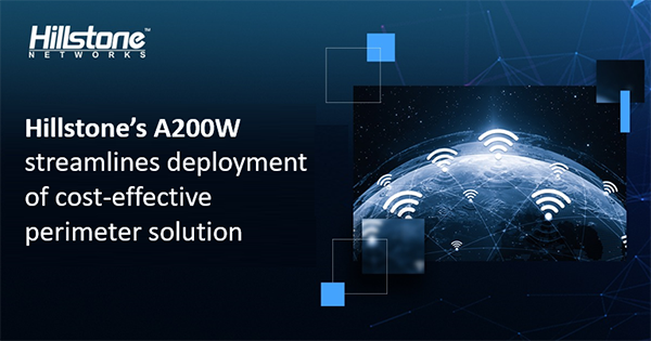 Hillstone_Net's tweet photo. It's been a busy month for Hillstone! In addition to the #iSource, we introduced the A200W! It is another installment in our A-series #NGFW, with this one supporting Wi-Fi connectivity capabilities
https://t.co/wUR1cbgnyD https://t.co/Qo2jvEghsU