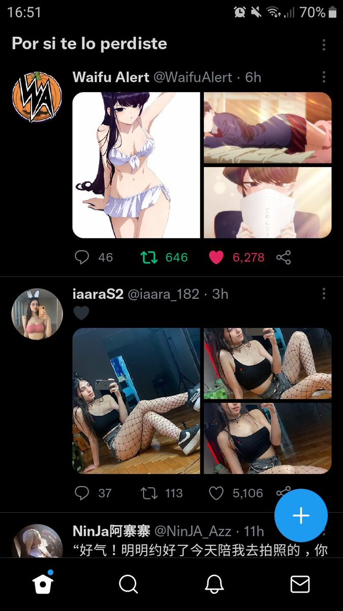 GOnlyUCanSaveMe's tweet photo. 😍 Twitter es todo un artista con sus paralelismos y multiversos jajaja Aquí Komi-San desde @WaifuAlert e @iaara_182 😍 ✌🏻😋 https://t.co/kbfSPO8Kqo