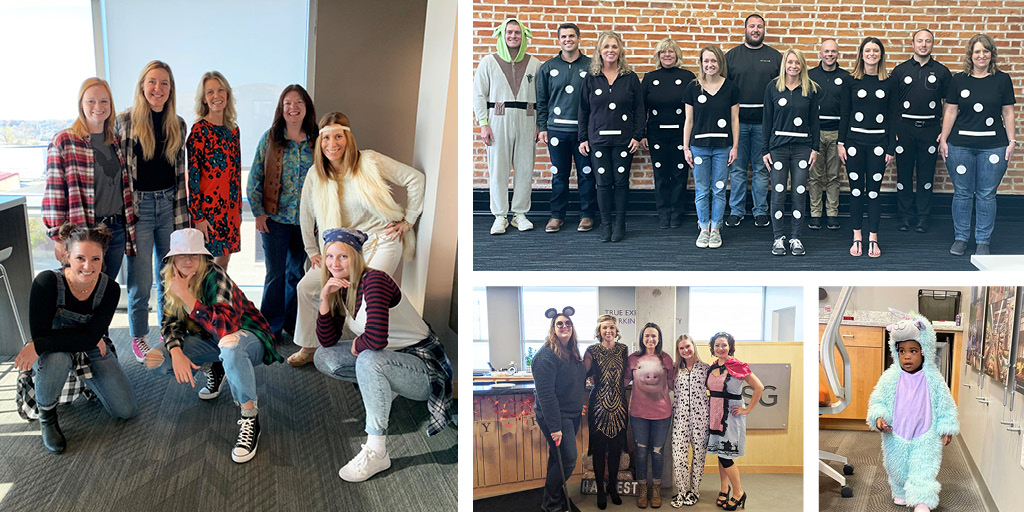 isginc1973's tweet photo. No tricks, just treats! Check out #ISGEmployeeOwners fa-boo-lous costumes for Halloween! #HappyHalloween #Halloween2021 #TrickOrTreat #ISGAllIn https://t.co/1oNlA1XmkA