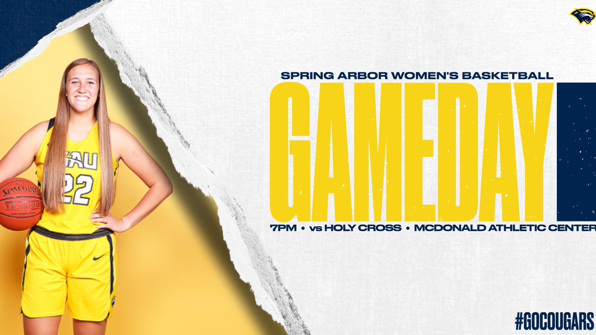 SAUCougars's tweet image. 🏀 | #GAMEDAY

@SAUCougarsWBB vs. Holy Cross

📍 McDonald Athletic Center
🕖 7pm
📺 saucougars.com/csn

#GoCougars