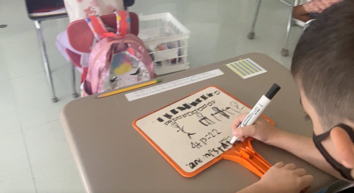 lancour28's tweet photo. We’re Back...with a renewed focus on leadership and learning. Castle Hills Math Coach, Katie Rana, facilitated a #numberlesswordproblem with Ss to help them make sense of story problems (Math Practice 1)! #powerofwecsd #netde #demathchat @bstockus @missniss312 @j_csd @PeteLeida https://t.co/NVG9M2NHxG