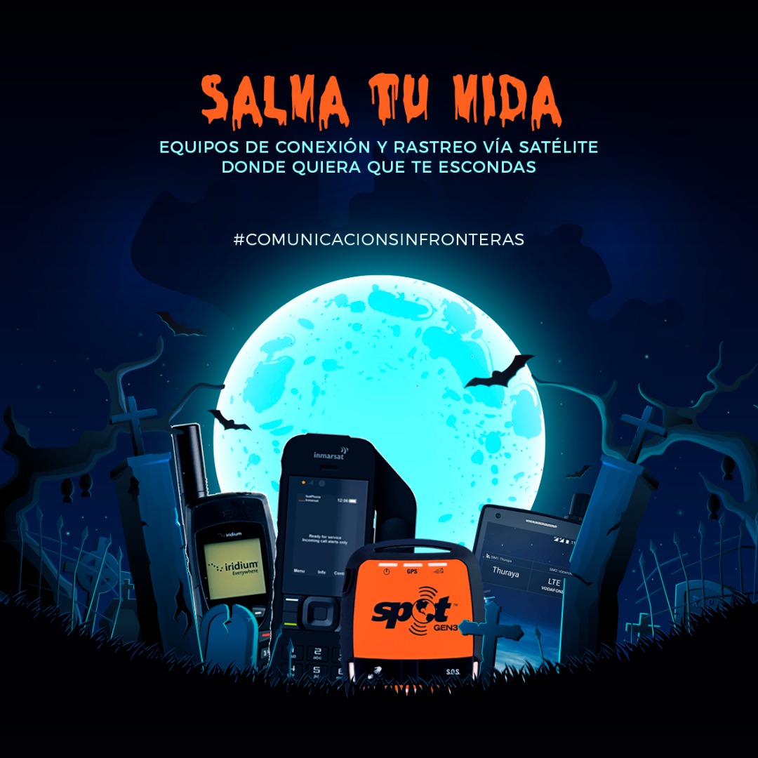 GlobalplusWeb's tweet photo. Finalizamos el mes más terrorífico del año y nada da más terror que estar incomunicado o no saber donde se encuentra tu ser querido. Por eso únete a la #comunicacionsinfronteras con equipos 100% satelitales que te mantendrán conectados sin importar tu ubicación. https://t.co/QJwLJ7wpWu