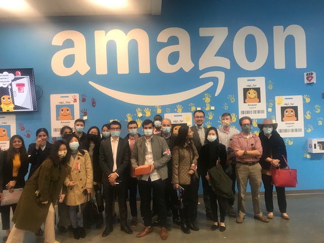 Career Trek with 1-MBA students to Amazon Fulfillment Center RDG1 Berks County. Thanks to RDG1 leadership for hosting us for a tour and Q&amp;A. #lehighmba
