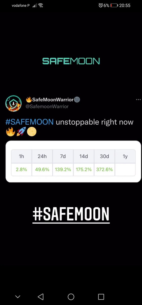JuniorFabiniBTC's tweet photo. Insane by the #SAFEMOON. Let's go!
#Binance #Crypto #SHIB https://t.co/wTEGdMYQIz