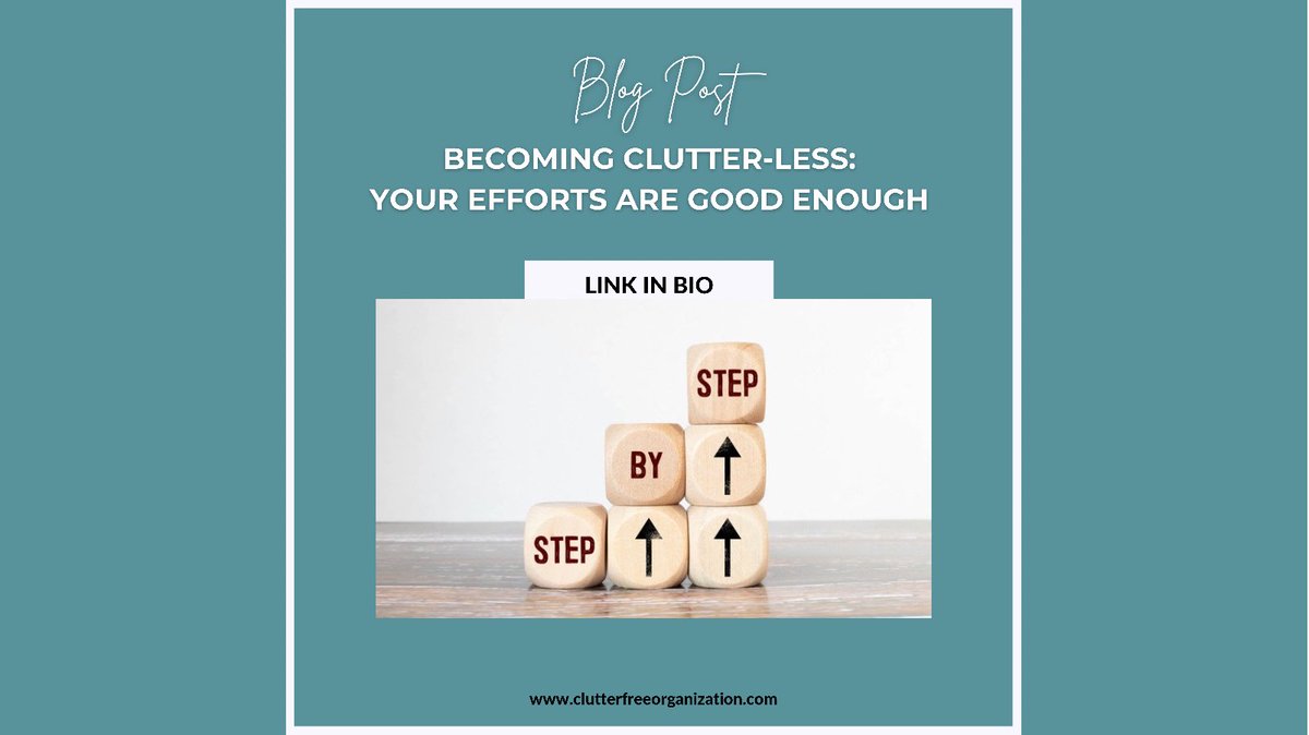 Clutter_FreeOrg's tweet photo. It’s easy to get discouraged when organizing your space, but don’t give up! Read my latest blog post (https://t.co/626KaIaiuc) for tips on how you can accomplish your organizing goals. #GaylaOrganizes #blogpost #clutterfree #clutterless #howtoorganize #morespace #organizingtips https://t.co/u7Lpzs7ftc