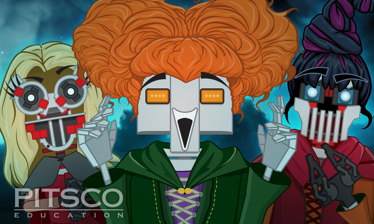 pitscoed's tweet photo. 👀👻🧙💀🎃🪄Closing out spoooooooky szn with some flashbacks to Halloweens past today and tomorrow until this year's costume reveal.
Today: it's time for a little #HocusPocus!
#halloween #halloweencostume #robotmoji https://t.co/xXf5ufwZ4X