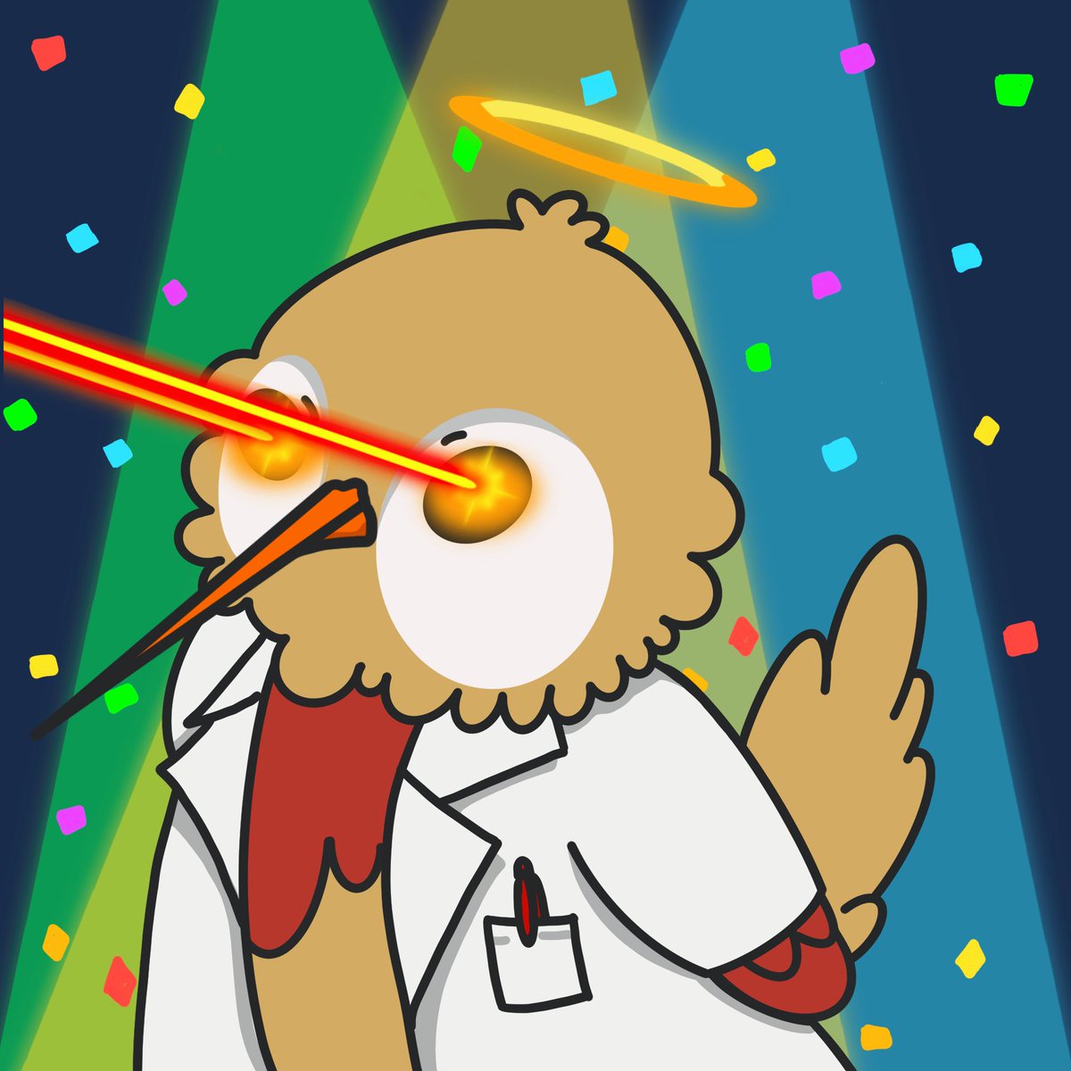arcade_sounds's tweet photo. LETS GO BROTHERS! 
Got myself a nice super rare birdy :) You can mint one also @TropicalBirdNFT 

#cnft #nft #cardano #cardanonft #ada #crypto https://t.co/aeyrN0N9v4