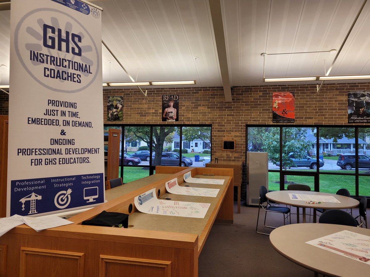 GHSICTeam's tweet image. The current 🎃 season maybe spooky &amp;amp; scary, but the insights shared for today&apos;s #TalksInTen Gallery Walk on terms of Assessment were reassuring &amp;amp; heartening in @GHSLibrary304!  @GHS_Geneva is always #GrowingTogether304 as we tackle challenges of education!