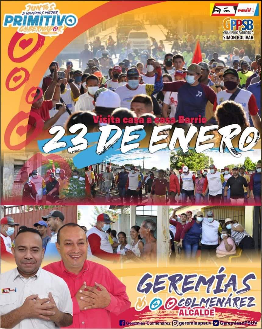 #OspinoTieneConQué🚩 

23 de Enero ya eligió, y este #21Nov  en las Mega Elecciones Vota PSUV-GPPSB, Geremias Colmenarez futuro Alcalde del Municipio Ospino y Primitivo Cedeño seguro Gobernador del Estado Portuguesa.

¡Somos mayoría, somos la Victoria!  

💛💙❤️