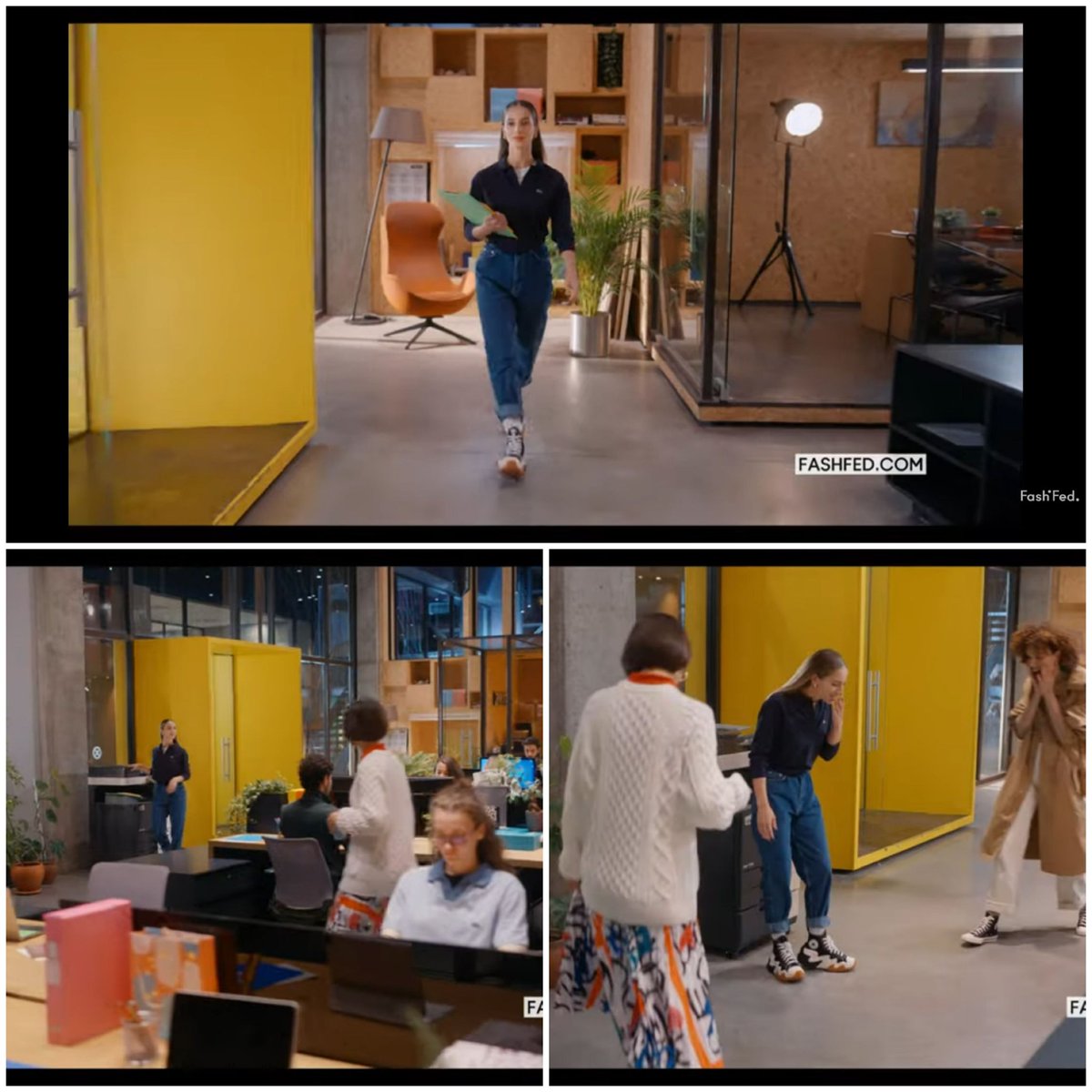 meltedmyheart's tweet photo. bidakka i know that office, i've seen it once upon a dream #Edser 
#fashfed reklam giving me a drop of #SenÇalKapımı and loving it https://t.co/kEyAU3q4db