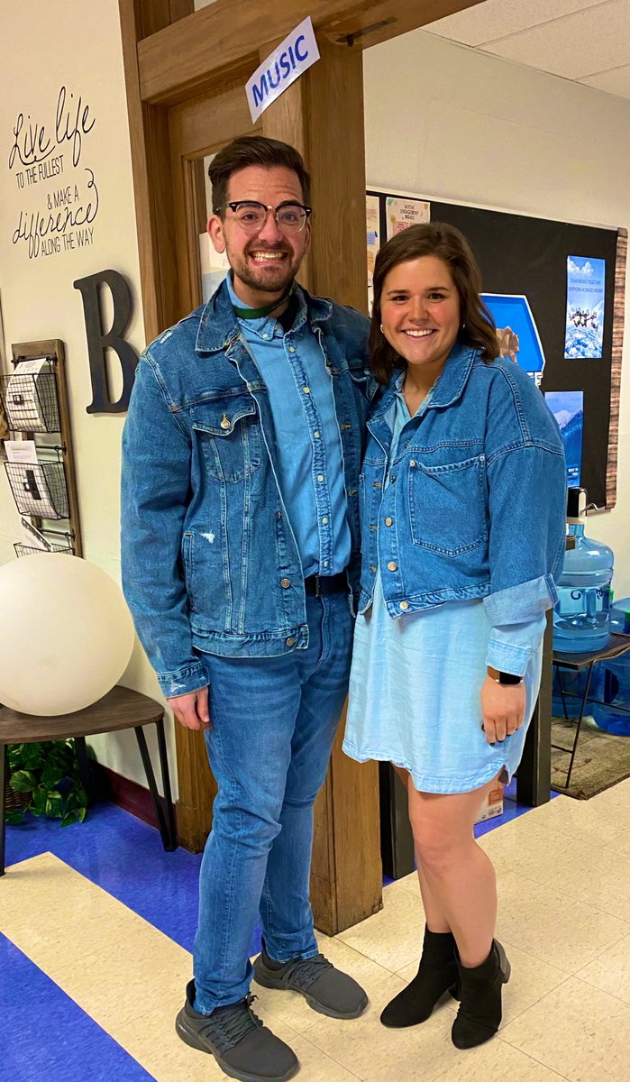 Matched for decades day yesterday with the best Kindergarten teacher and friend around! Can anyone guess our reference? <a href="/AbigailHenning/">Abigail Henning</a>