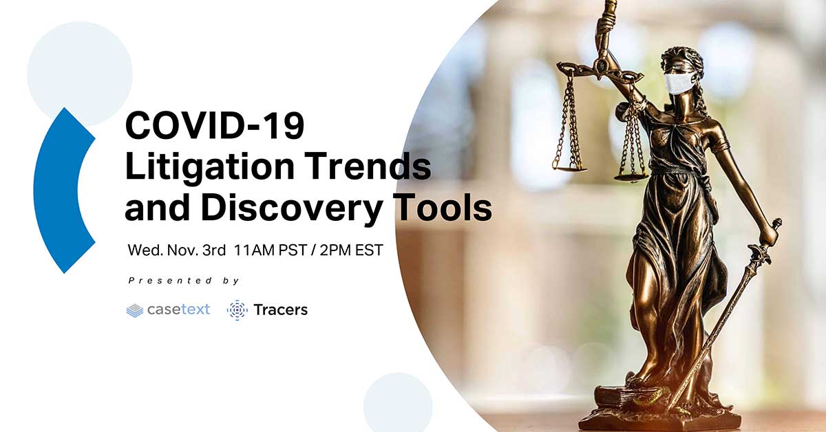 What do the cat lawyer, Lamborghinis, and a hitman have in common?

Jin us for our free #webinar “COVID-19 Litigation Trends and Discovery Tools” with <a href="/casetext/">Casetext, Part of Thomson Reuters</a> on Wednesday, Nov 3rd at 11AM PST / 2PM EST. 

 #legaltech #covid19 #litigation

hubs.la/H0-klwp0