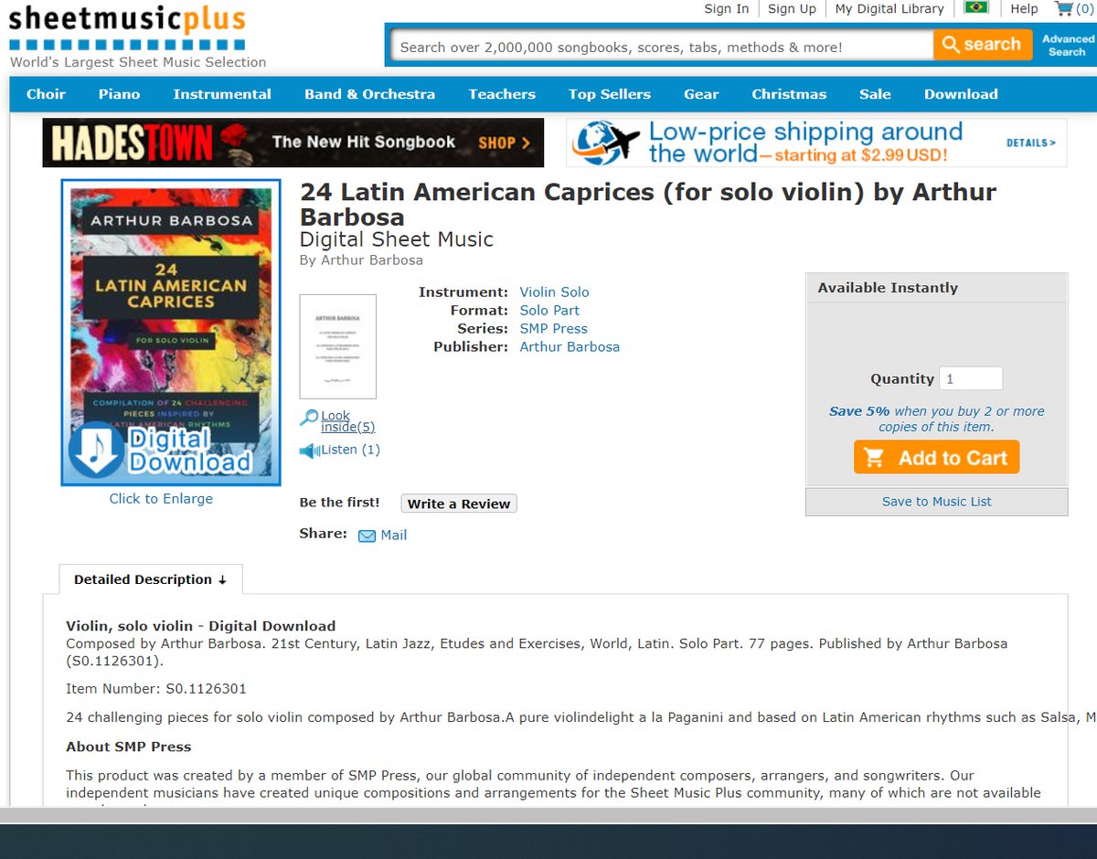 📣 𝗟𝗔𝗡𝗖̧𝗔𝗠𝗘𝗡𝗧𝗢  💿 "24 ᴄᴀᴘʀɪᴄʜᴏs ʟᴀᴛɪɴᴏᴀᴍᴇʀɪᴄᴀɴᴏs" 👇
🗓 01 ᴅᴇ ɴᴏᴠᴇᴍʙʀᴏ ᴅᴇ 2021
⌚ 20ʜ00
🎥 #YT @emmbaldini: youtube.com/EmmBaldiniOfic…
• 𝗙𝗔𝗖̧𝗔 𝗢 𝗗𝗢𝗪𝗡𝗟𝗢𝗔𝗗 𝗗𝗔𝗦 𝗣𝗔𝗥𝗧𝗜𝗧𝗨𝗥𝗔𝗦: – sheetmusicplus.com/title/24-latin… –