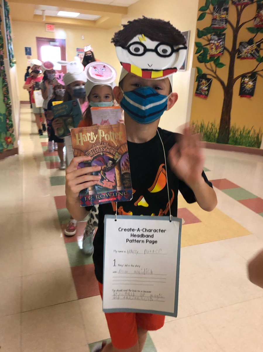 An Allamanda Tradition! Our first graders had their book character parade to kick off Halloween 🎃 Weekend! #halloween #bookcharacterparade