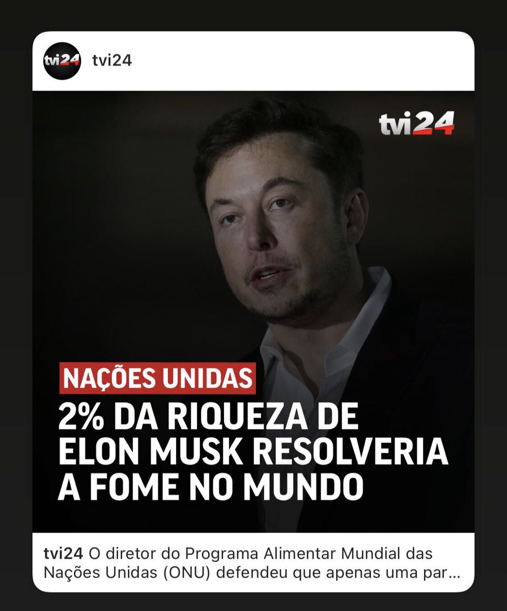 Pouco mais de 4 mil milhões de euros resolveriam a fome no Mundo. Ou seja, a injeção do estado português na TAP resolveria a fome no Mundo. Pensem nisso.