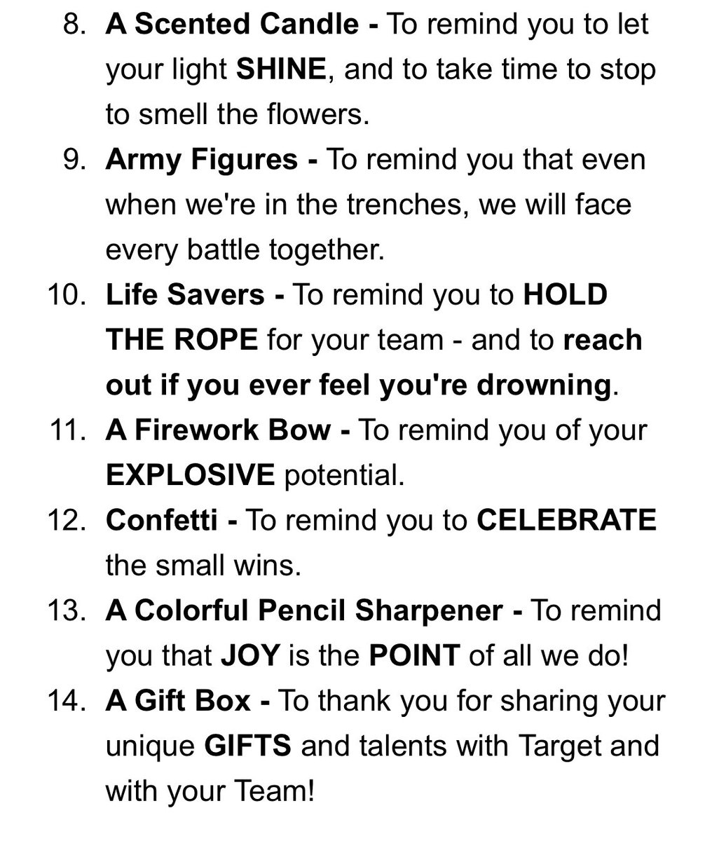 GoForAlice's tweet image. #T0809 Q4 Survival Kits for our leaders to kick off the quarter with recognition! Can’t think of a team I’d rather #WinTogether with for the holidays. #R100Cares @TGTScheuer @emily_lindaaaa @ShopTheBullseye