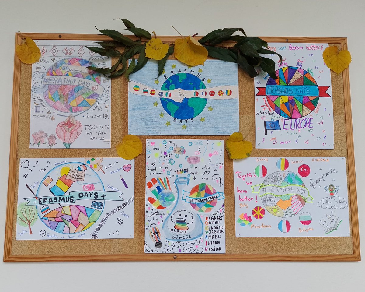 TogetherWeLear2's tweet photo. Great works by the Romanian team done for celebrating #erasmusdays on 14-16th October, 2021!
Congratulations!
@TogetherWeLear2 @EUErasmusPlus #Erasmus #ErasmusPlus #TogetherWeLearnBetter #Romania https://t.co/FLvH2NZJAr