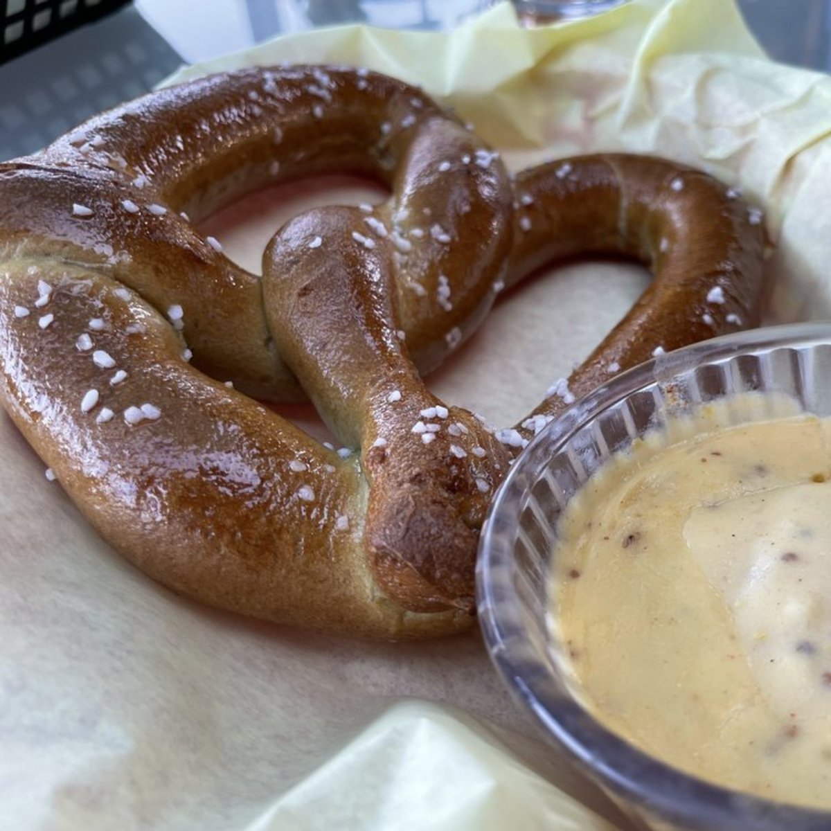 Something wickedly delicious this way comes! Sink your teeth into our fresh-baked pretzels and beer cheese this Halloweekend. 🧛‍♂️