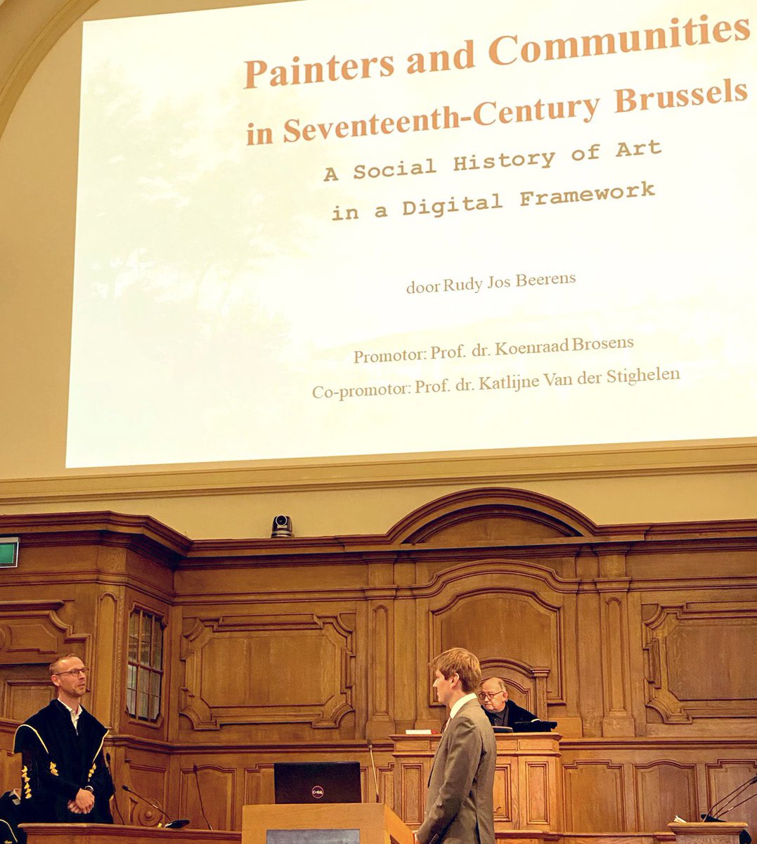 🥁New doctor in the house: @rudyjosbeerens #dah <a href="/FredTruyen/">Frederik Truyen</a> @artskuleuven (📸 @HannahDeMoor)