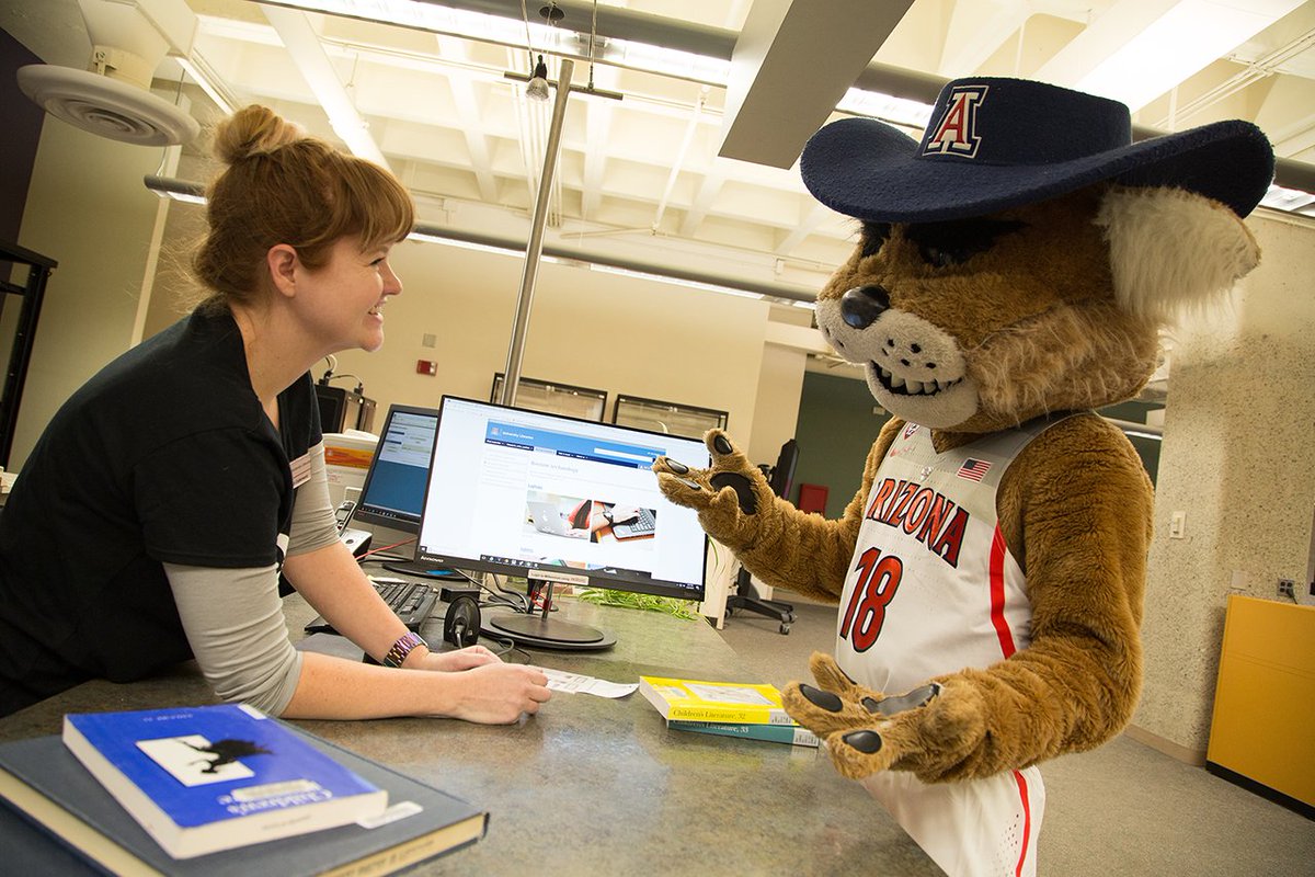 Every day is National Cat Day at <a href="/uarizona/">University of Arizona</a>! 😺 We’re hangin’ with one of our favorites <a href="/AZWilburWildcat/">Wilbur T. Wildcat</a>. 
#NationalCatDay