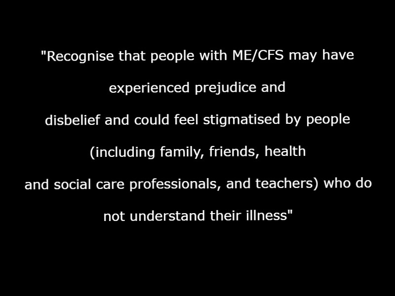 Robtweetsitall's tweet image. Excerpt from #NICEGuidelines on #MEcfs. I appreciate this recognition from the committee. As someone who has experienced prejudice and mistreatment in the medical system with regards to my M.E. It is important to have this point emphasised to care providers. #pwME #illness