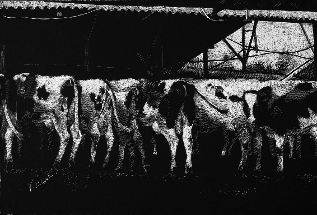 ArtexpoNewYork's tweet photo. 🎨: Cows #2. by Inna Katsev
6 x 9 in.
$1,425
See more > https://t.co/tVv3FqfnBL
#ArtexpoNewYork #ArtexpoNewYork2021 #InnaKatsev #artwork #artisrt #cows #Pier36 #artfair #artoftheday #blackandwhite https://t.co/CG32NKwmTc