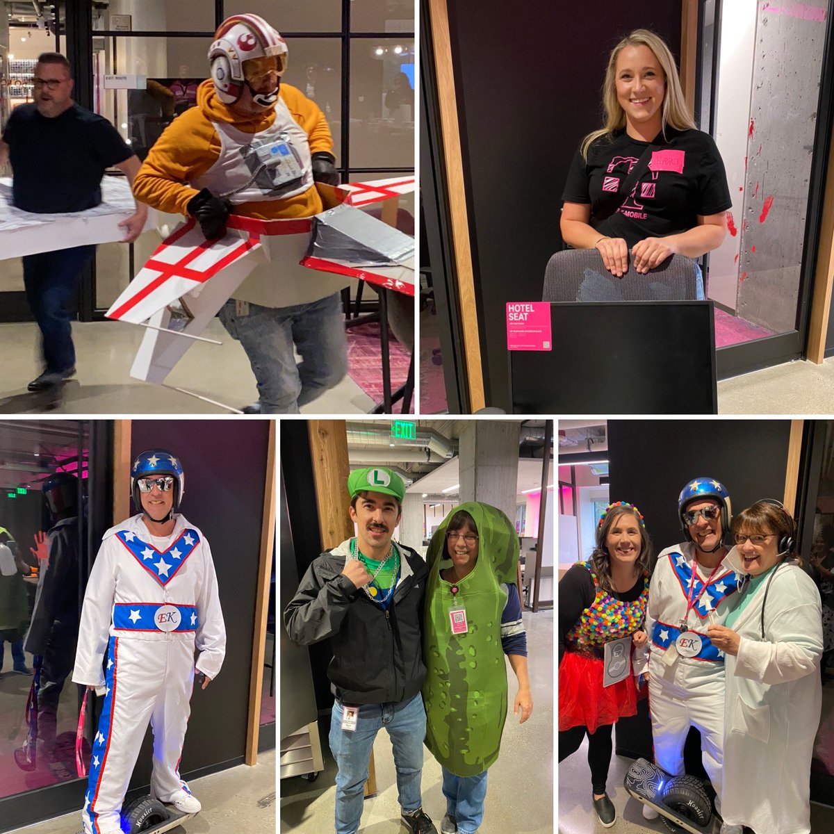 Darcey_Estes's tweet photo. So much fun at our CRE&amp;F Halloween party! The grand finale was a parade through @TMobile Market Hall!https://t.co/r4hNMvOqwV.Ever.   🎃🧟👻 https://t.co/VvDAO071BZ