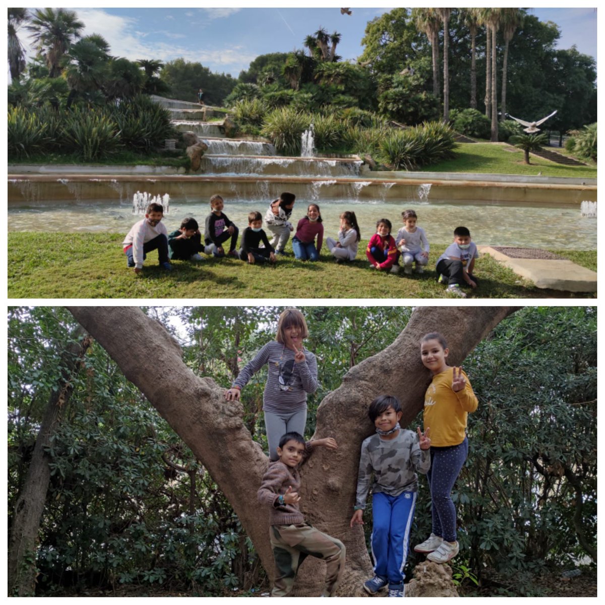 escolacanclos's tweet photo. Hem celebrat la festa de la Castanyada a la muntanya de Montjuïc 🍂🍁
Com és tradició a l'escola, l'alumnat de 6è s'ha disfressat de castanyeres i castanyers per repartir castanyes a tots els nens i les nenes de l'escola.
Ens ho hem passat molt bé!

Bona castanyada a tothom! 🌰🍠 https://t.co/uMIzHxh5bm