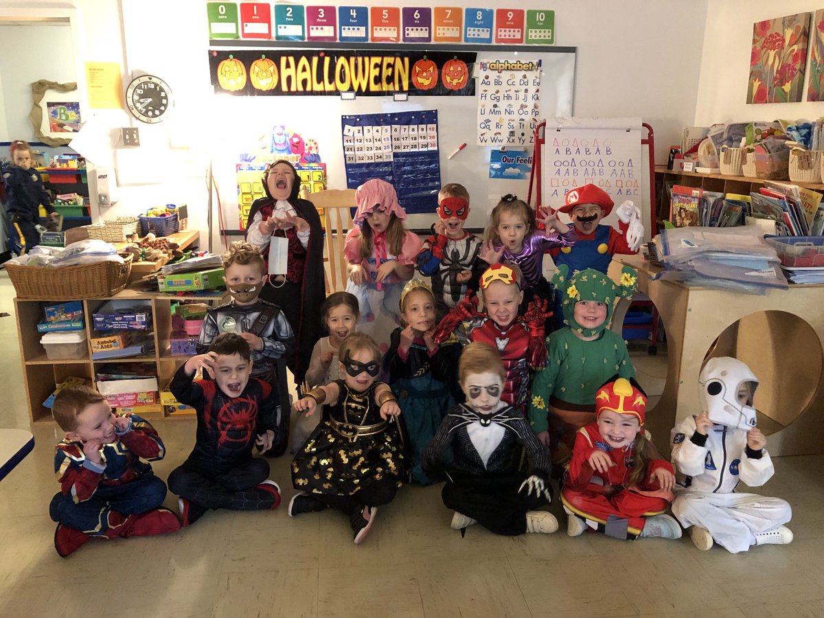 My wonderful group of kindergarteners doing Halloween in style ⁦<a href="/SFOAschool/">St.Francis of Assisi School</a>⁩