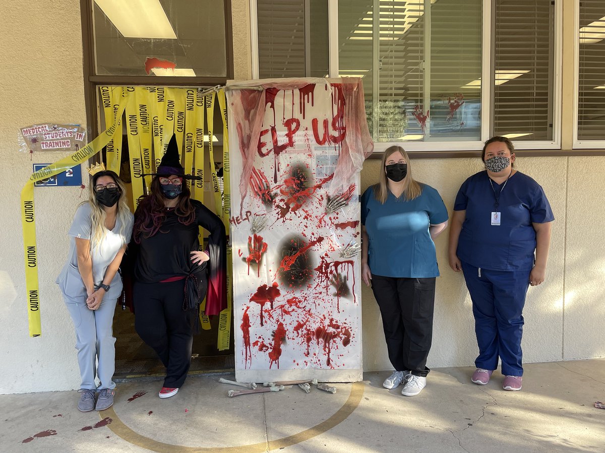 CVAdultEd's tweet image. We make learning fun! Happy Halloween weekend from the Medical Department! conejoadulted.org/medical/

#adultschool #MedicalClasses