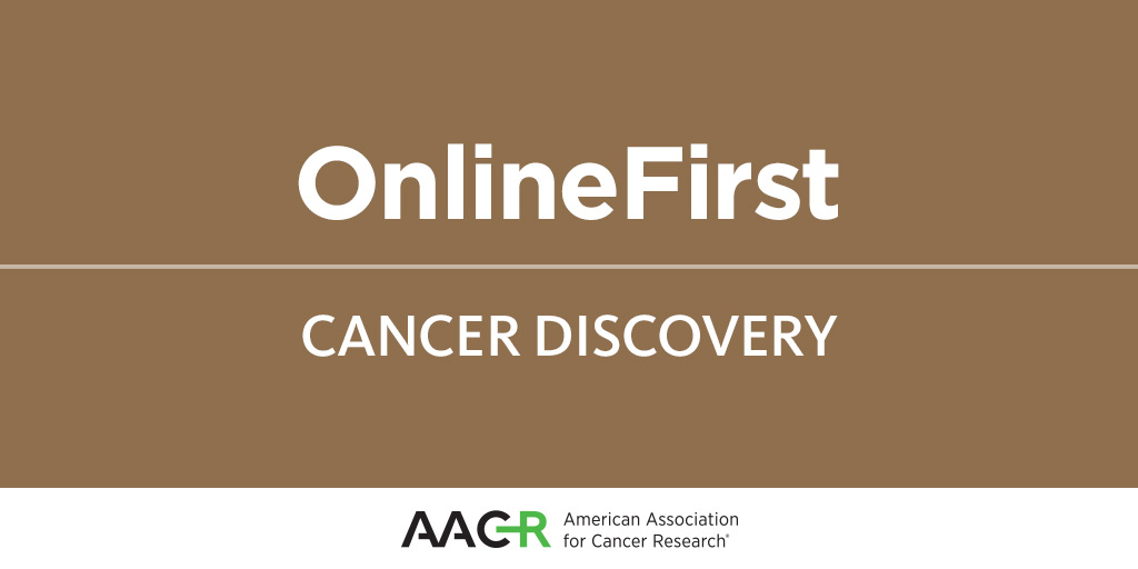 Cancer Discovery tweet media