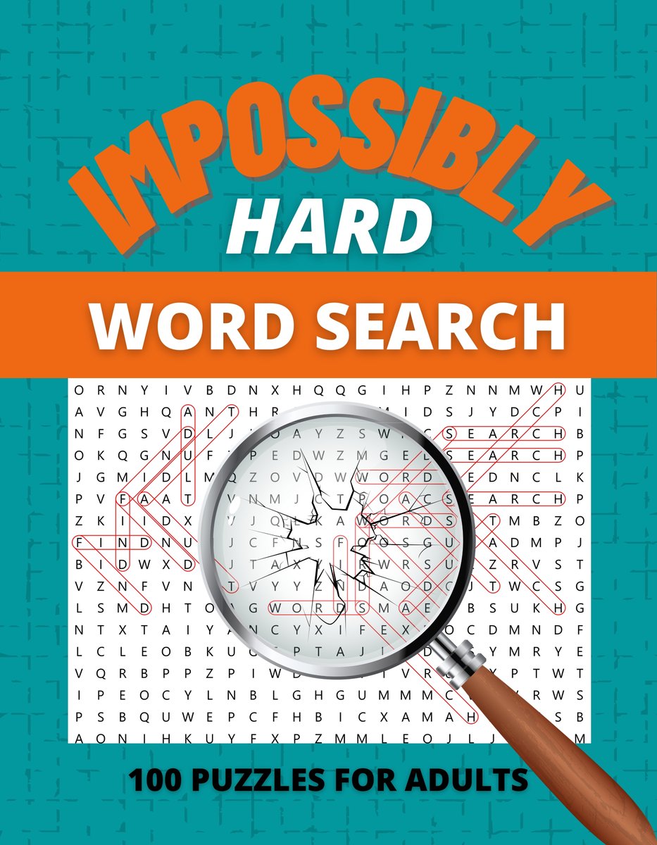 AylaRaeDesigns's tweet photo. Next we have...

IMPOSSIBLY HARD WORD SEARCH (gag gift, NOT your typical word search)

#wordsearch #wordsearchbooks #gaggift #funnygift https://t.co/p8Fp5Wk7aT