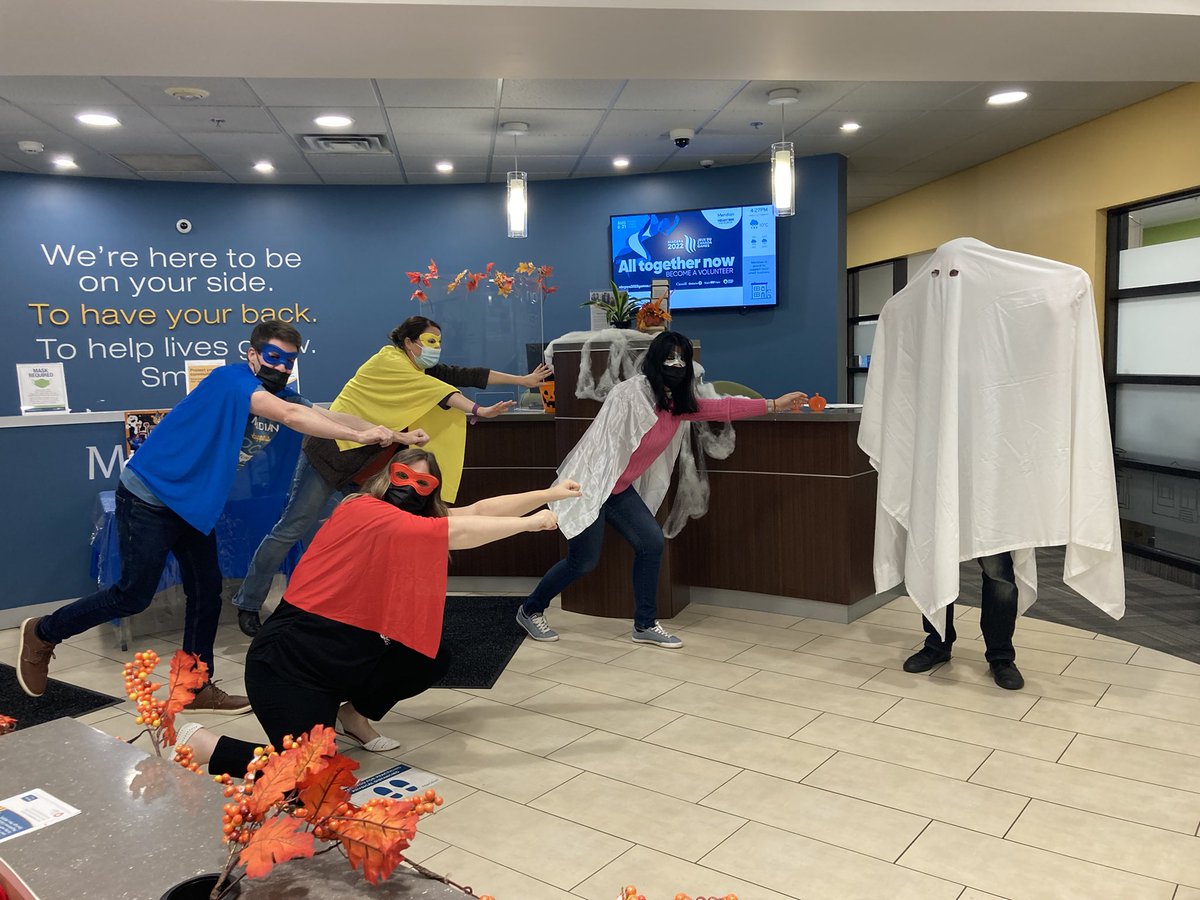 Having a spooktacular time in Groovin Grimsby today. @katarinachataw1 The financial well being caped crusaders are full of advice and chocolate today!